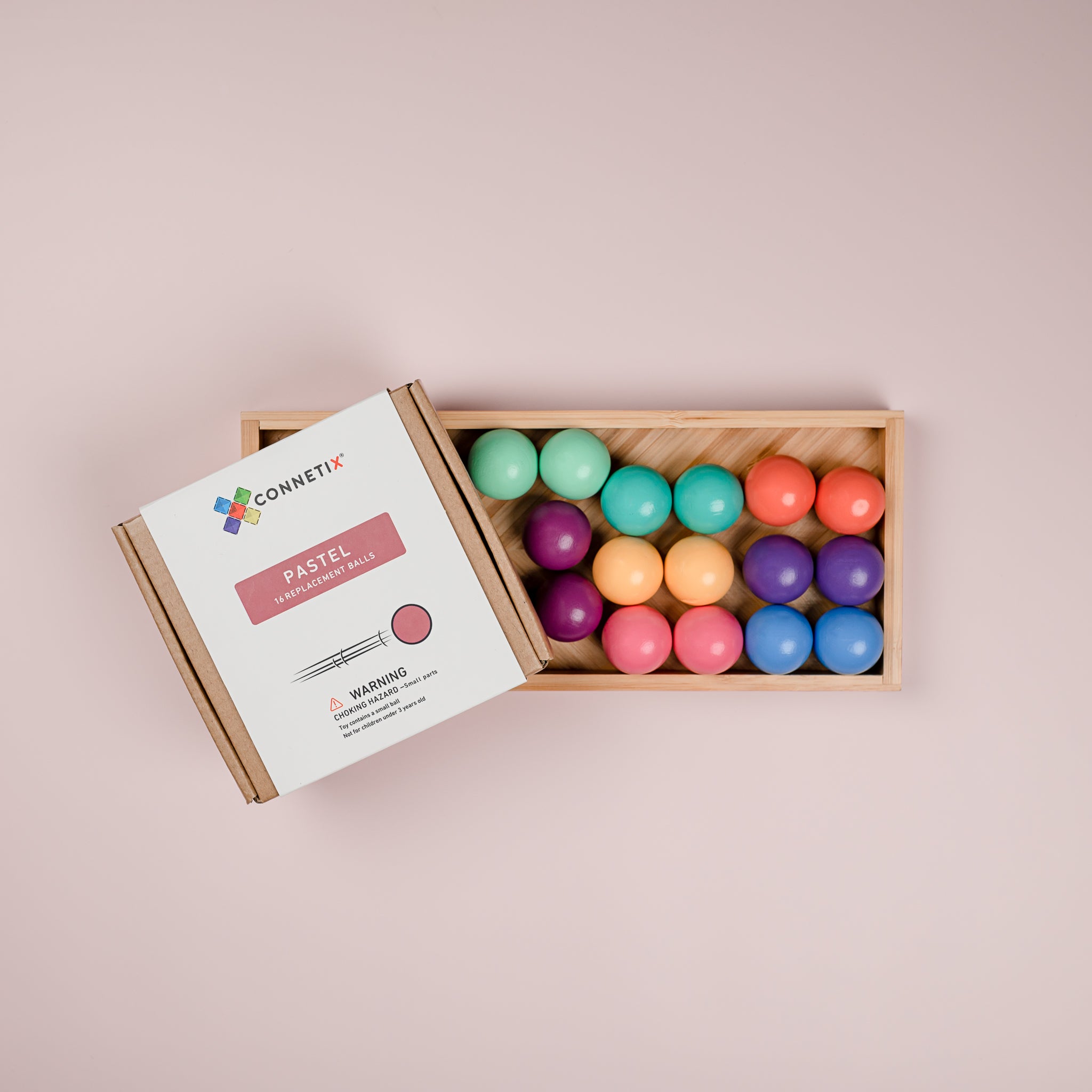 Connetix Tiles Pastel Ball Pack 16 Pieces