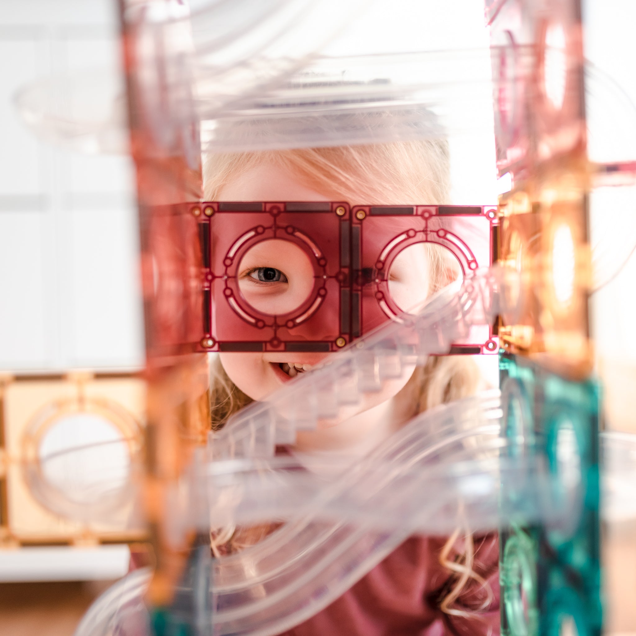 Connetix Tiles Pastel Ball Run Pack 106 Pieces