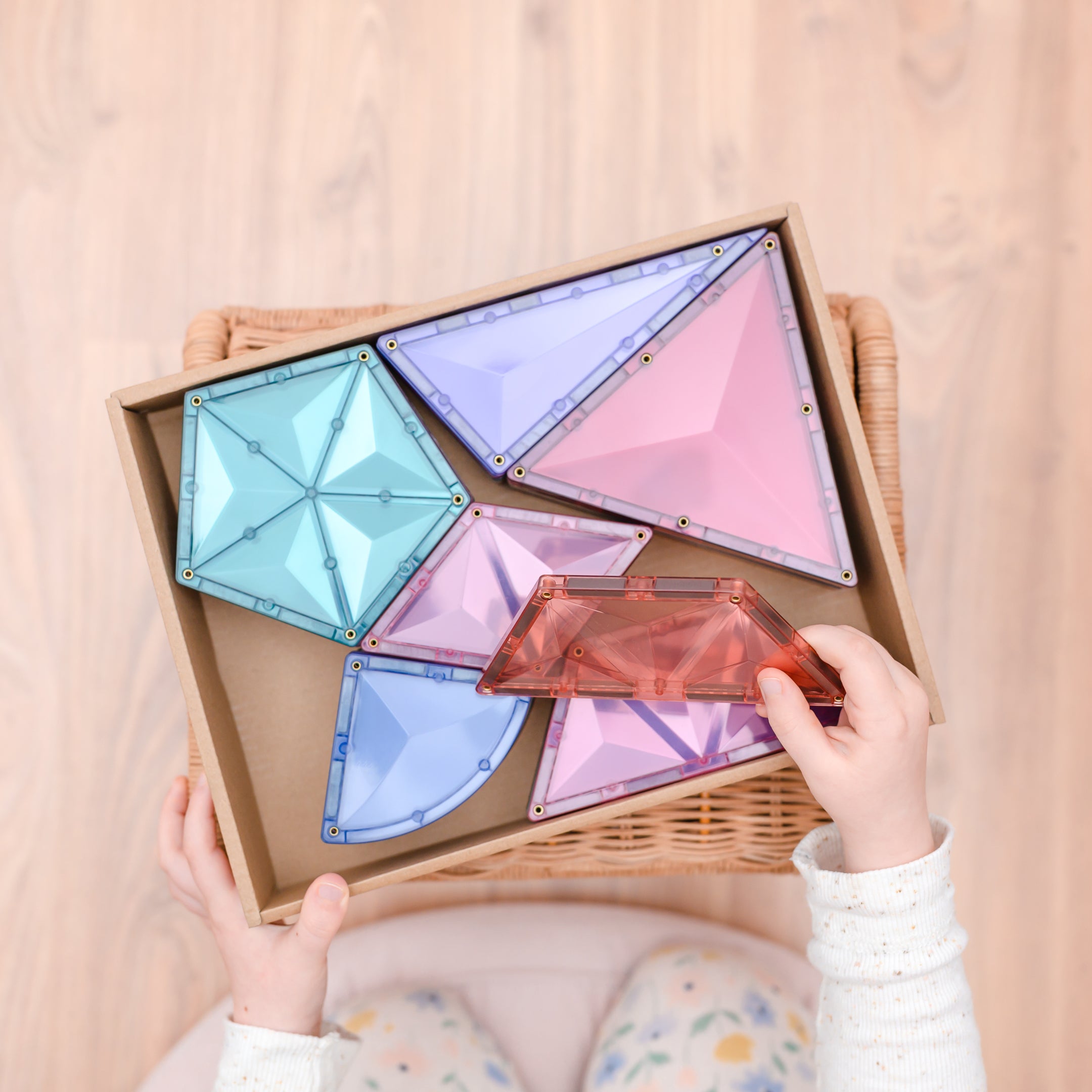 Connetix Tiles Pastel Shape Expansion Pack 48 Pieces