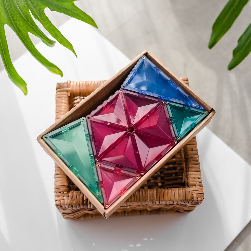 Connetix Tiles Pastel Geometry Pack 40 Pieces