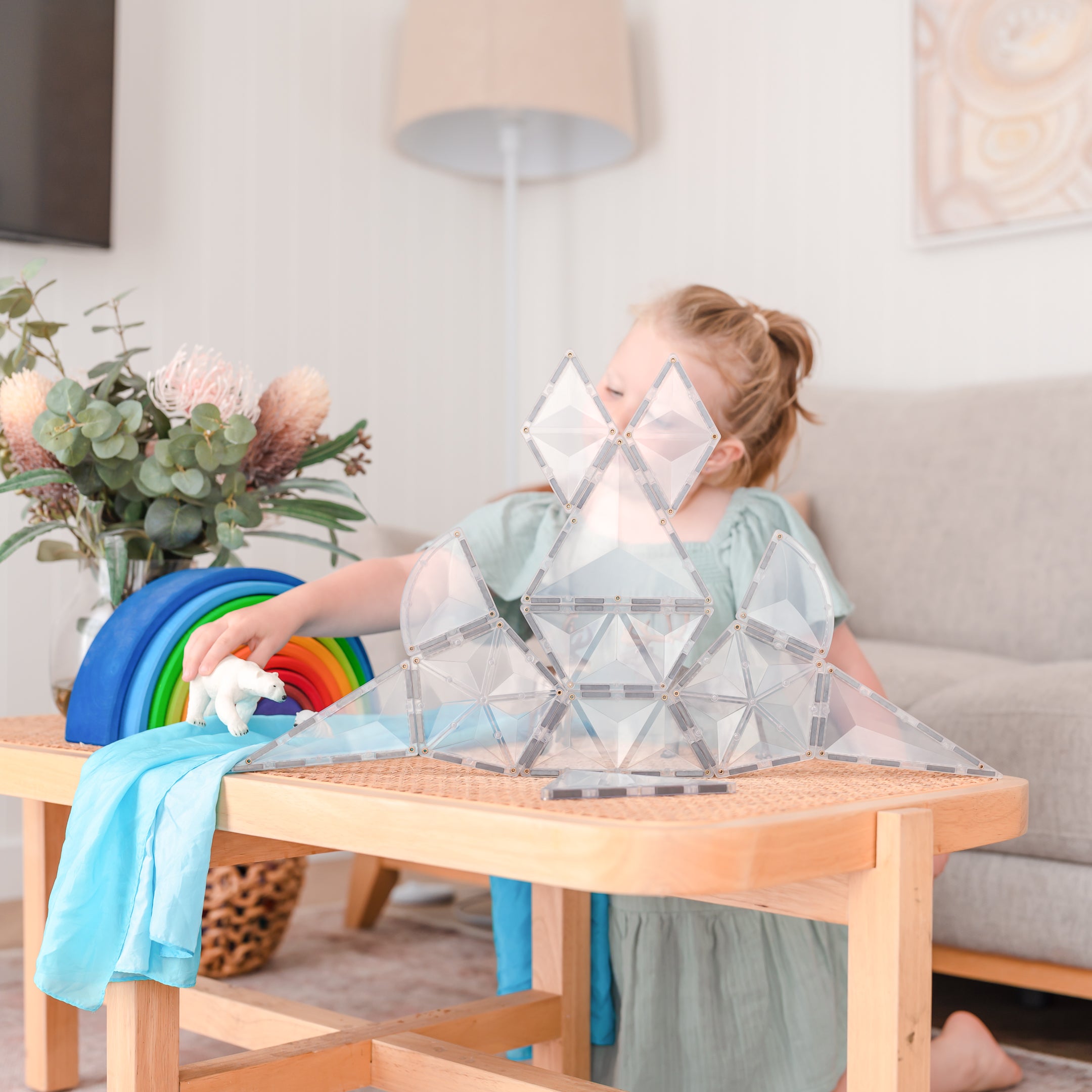 Connetix Tiles Clear Shape Expansion Pack 24 Pieces