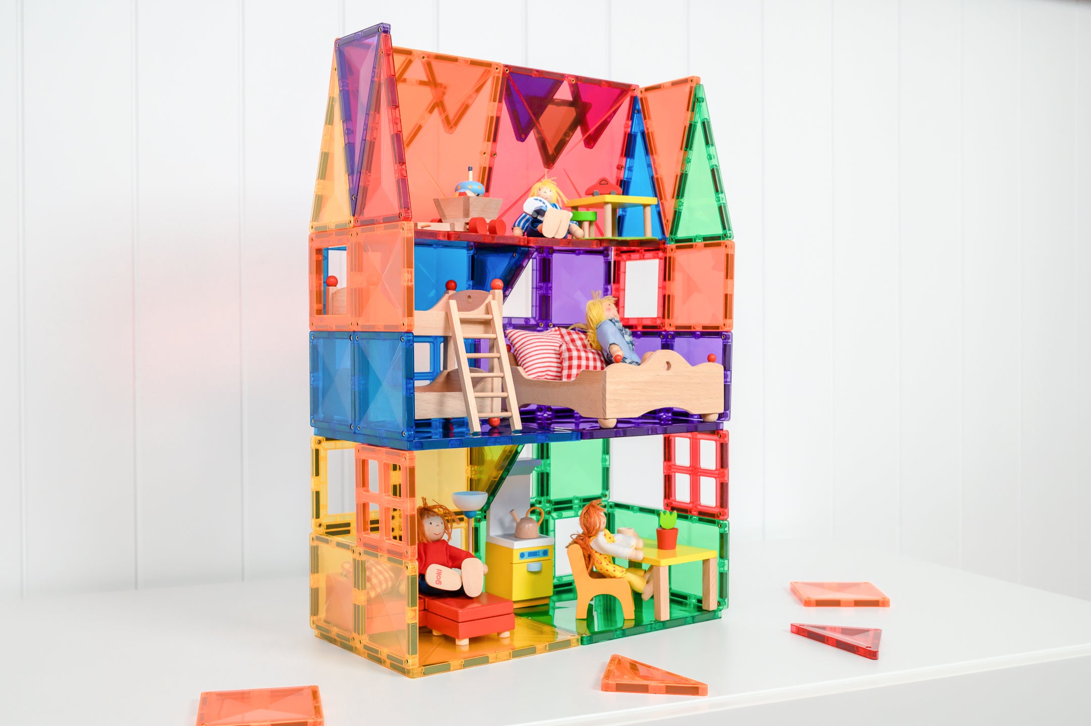 Connetix Tiles Rainbow Starter Pack 60 Pieces