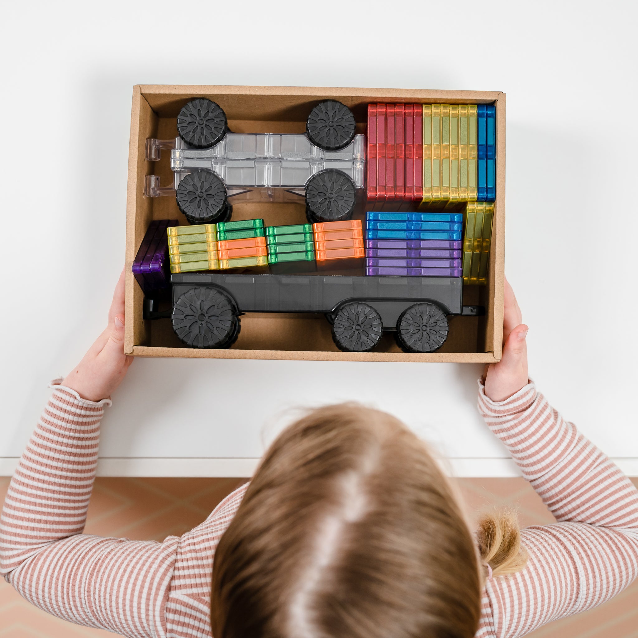 Connetix Tiles Rainbow Transport Pack 50 Pieces