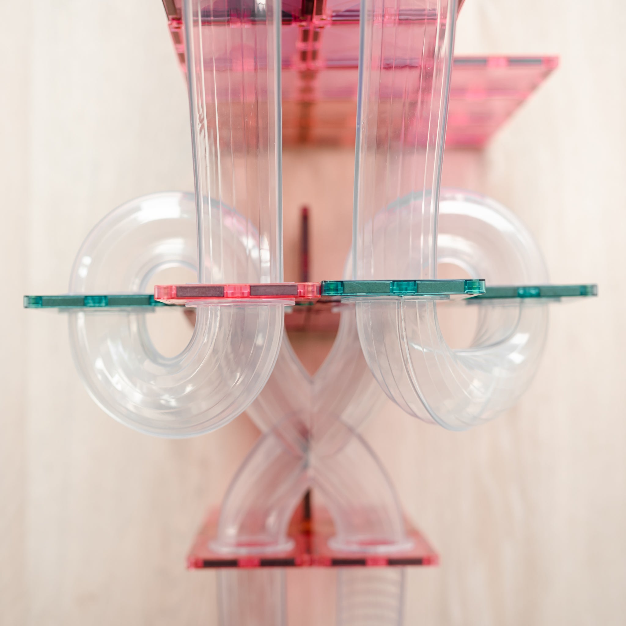 Connetix Tiles Pastel Ball Run Expansion Pack 80 Pieces