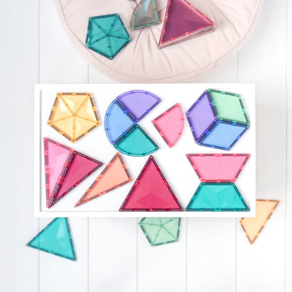 Connetix Tiles Pastel Shape Expansion Pack 48 Pieces