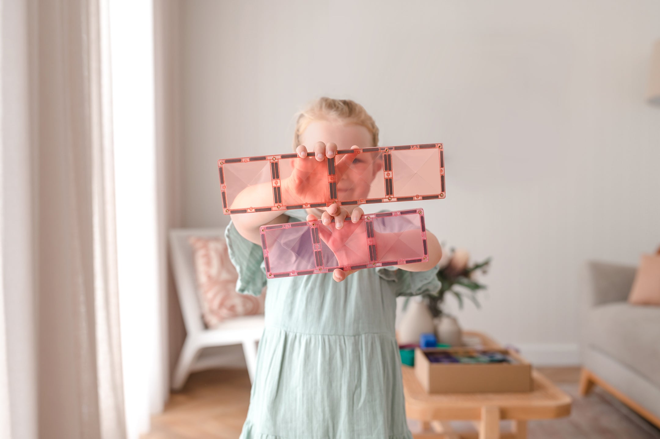 Connetix Tiles Pastel Rectangle Pack 24 Pieces