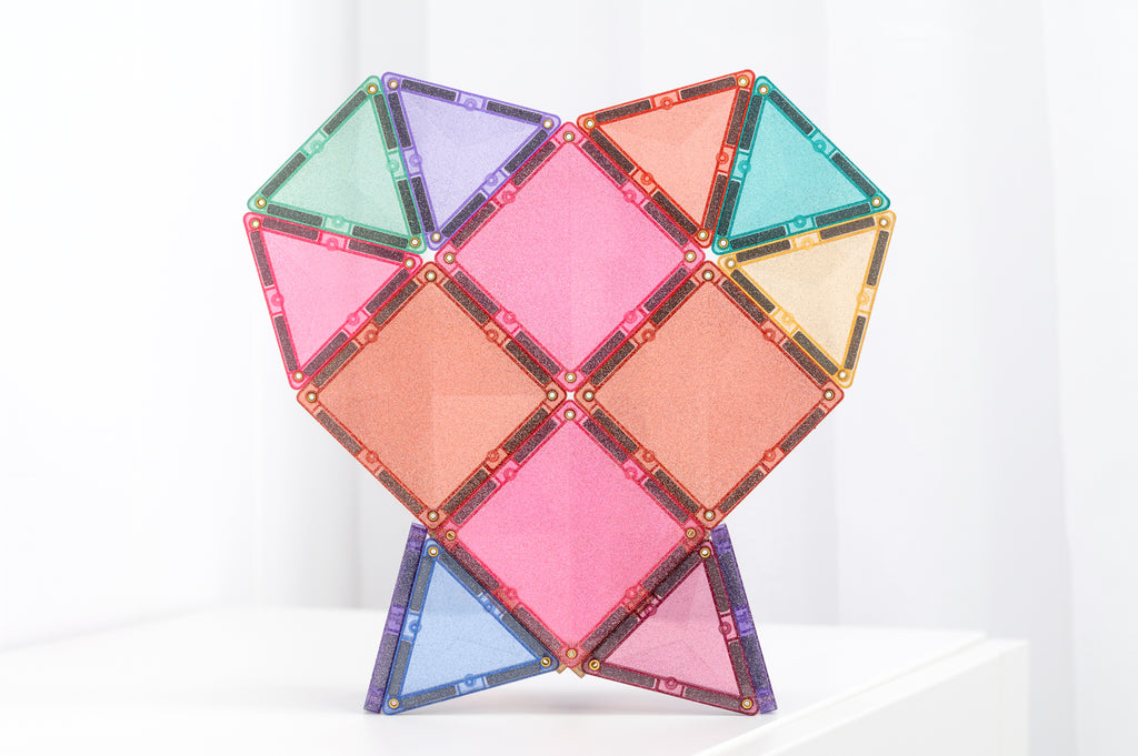 Connetix Tiles Glitter Castle Pack 48pc