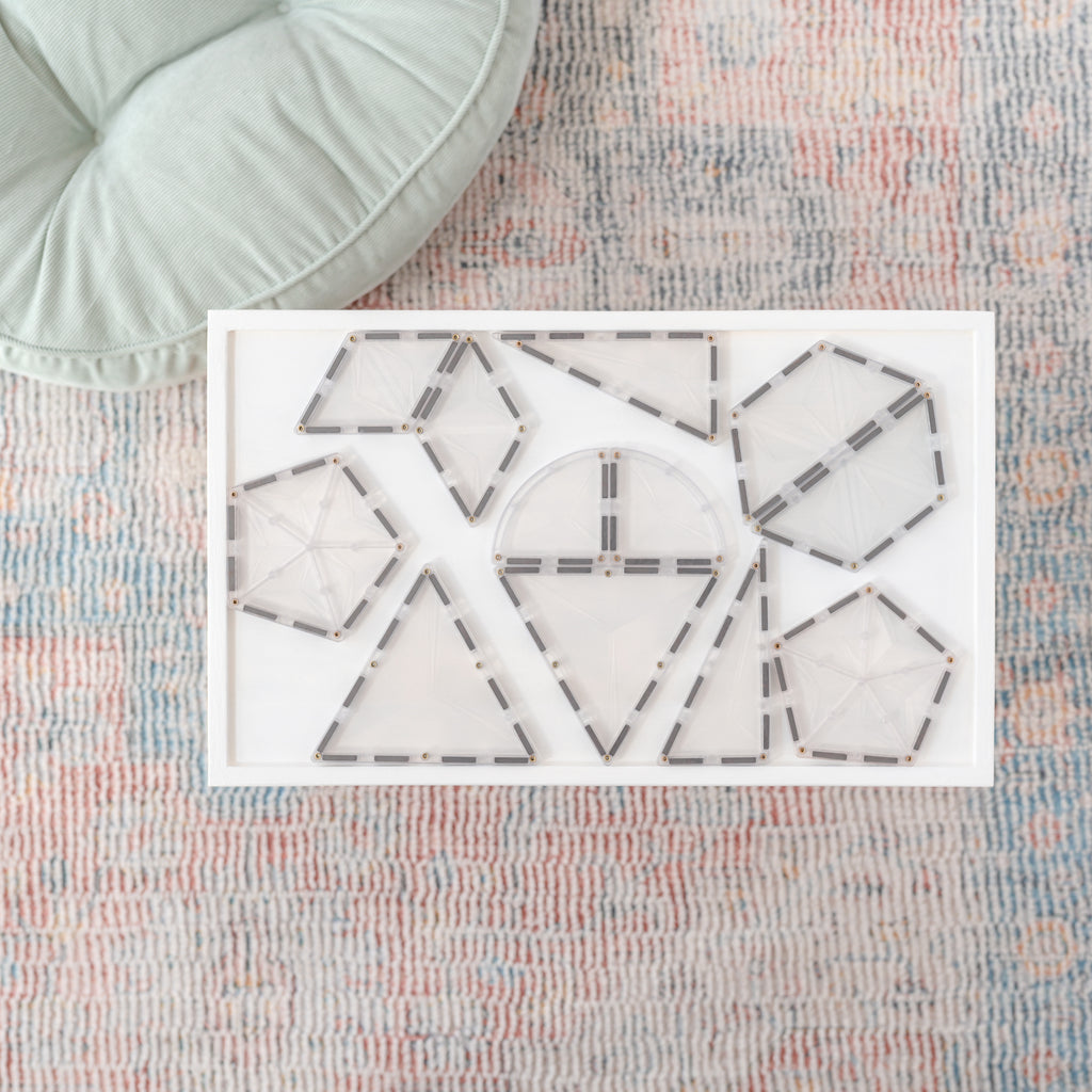 Connetix Tiles Clear Shape Expansion Pack 24 Pieces