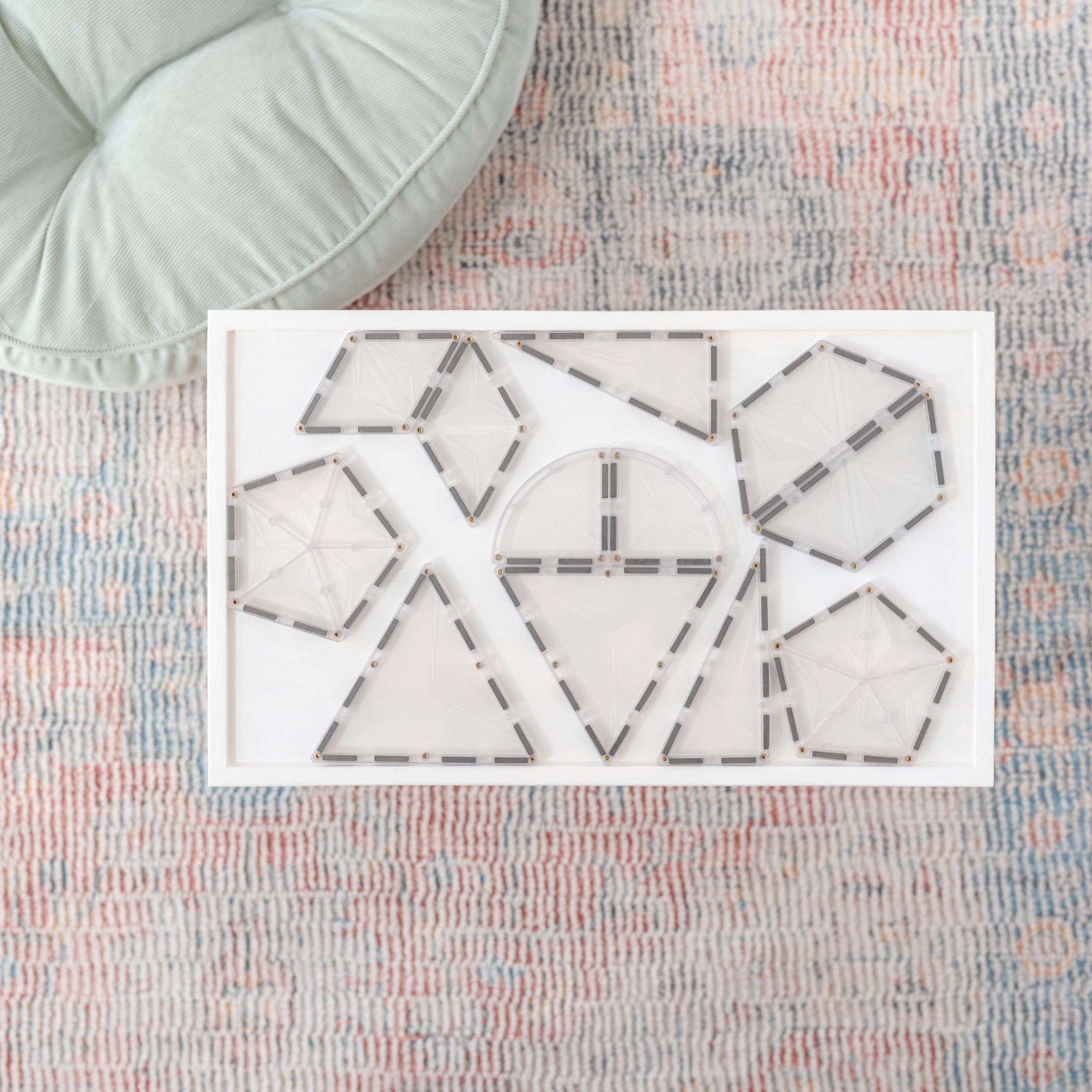 Connetix Tiles Clear Shape Expansion Pack 24 Pieces