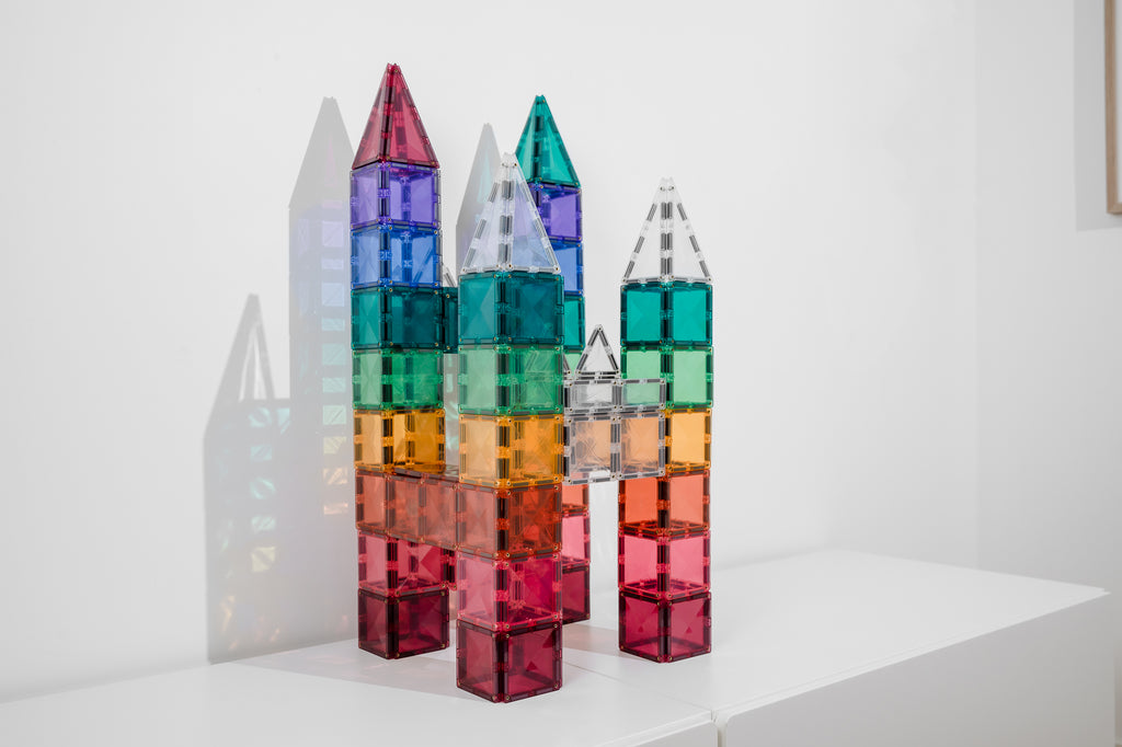 Connetix Tiles Pastel Square Pack 40 Pieces