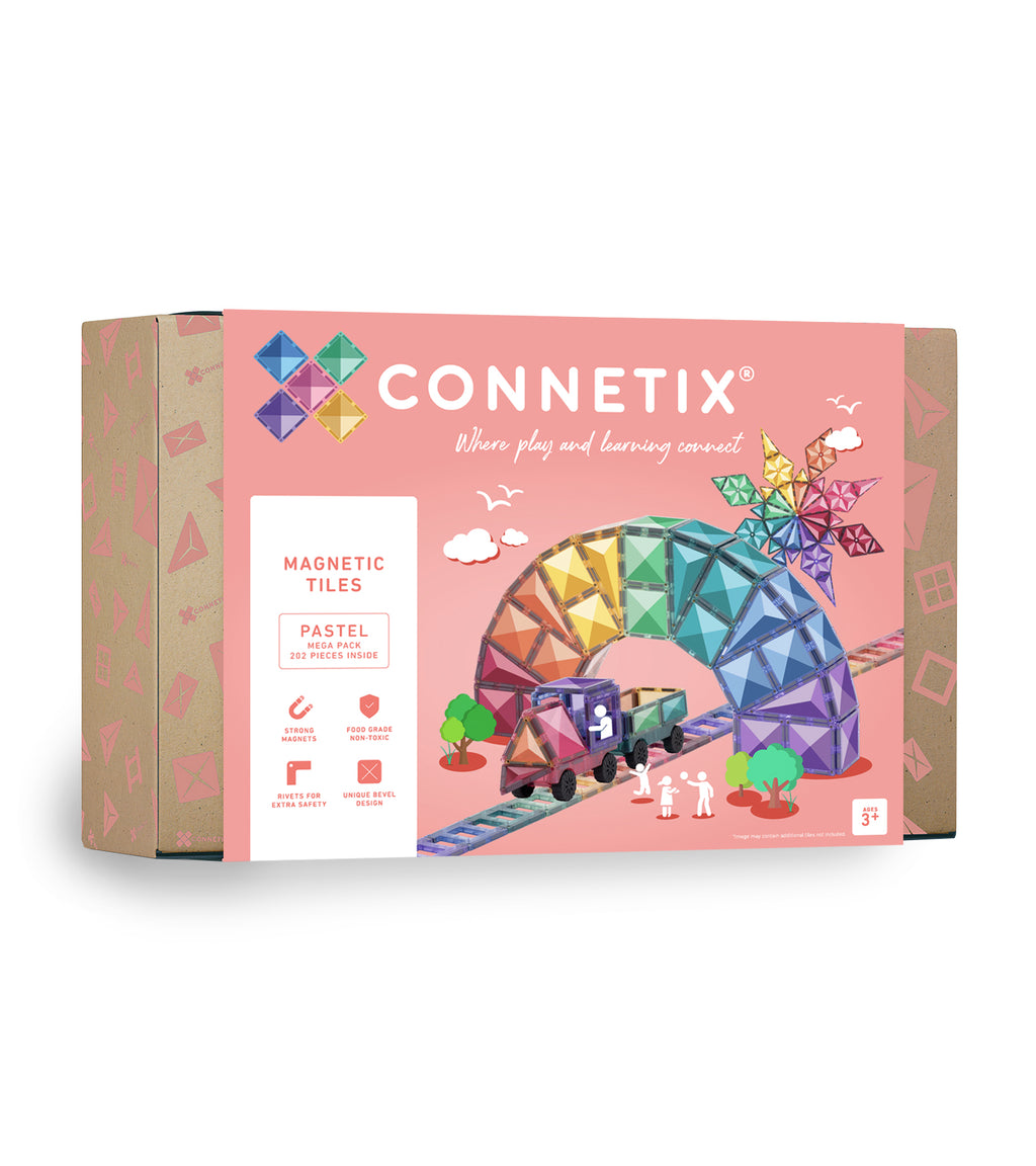 Connetix Tiles Pastel Mega Pack 202 Pieces