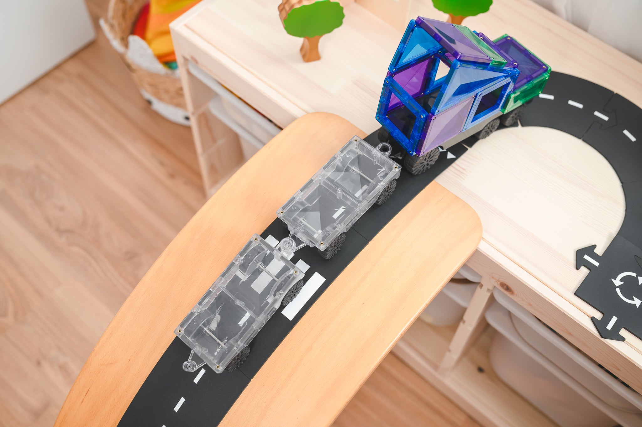 Connetix Tiles Rainbow Transport Pack 50 Pieces