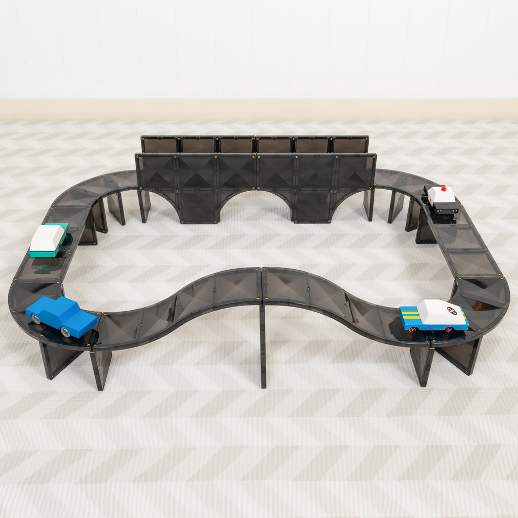 Connetix Tiles Roads Creative Pack 48 Pieces