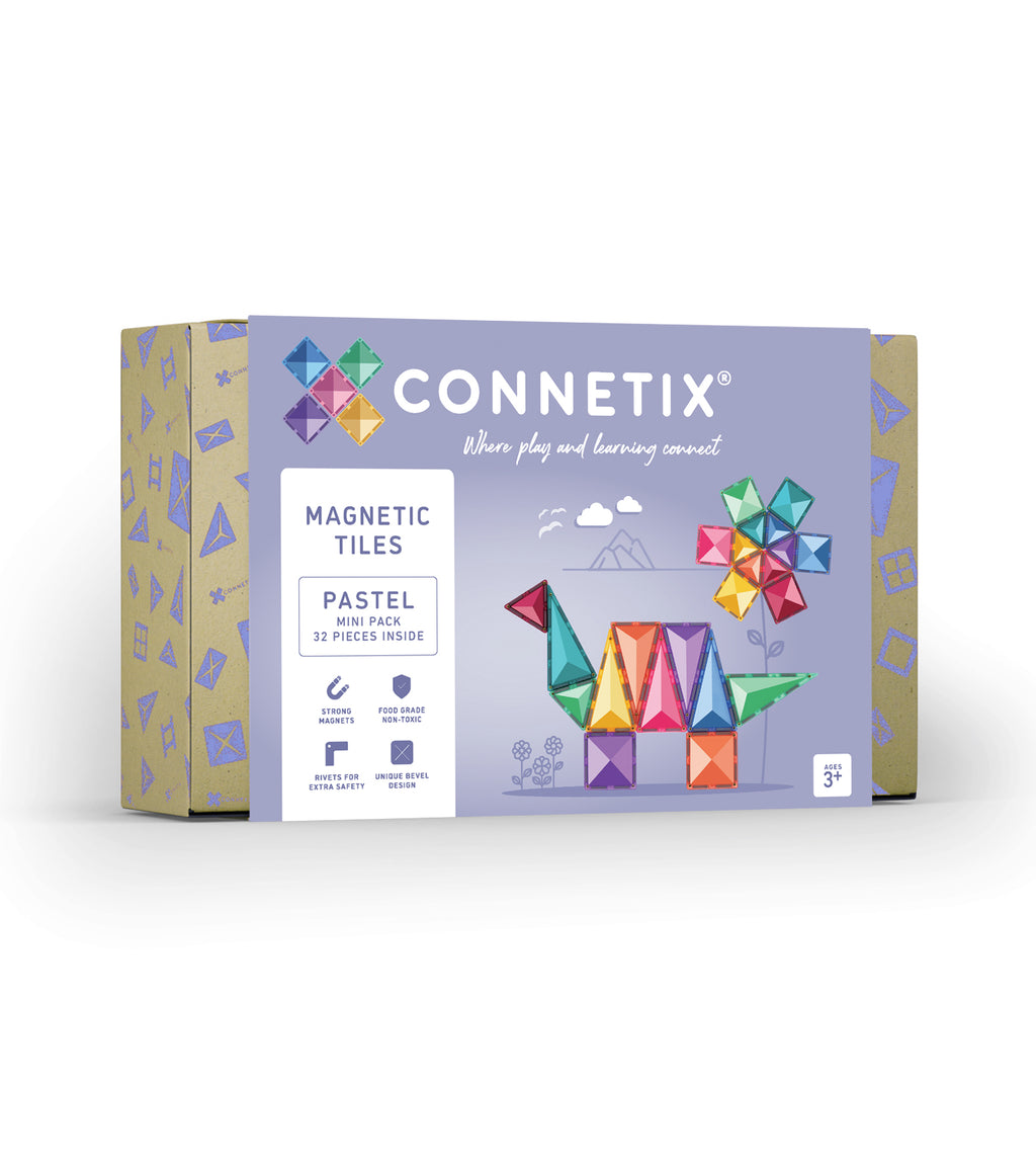 Connetix Tiles Pastel Mini Pack 32 Pieces