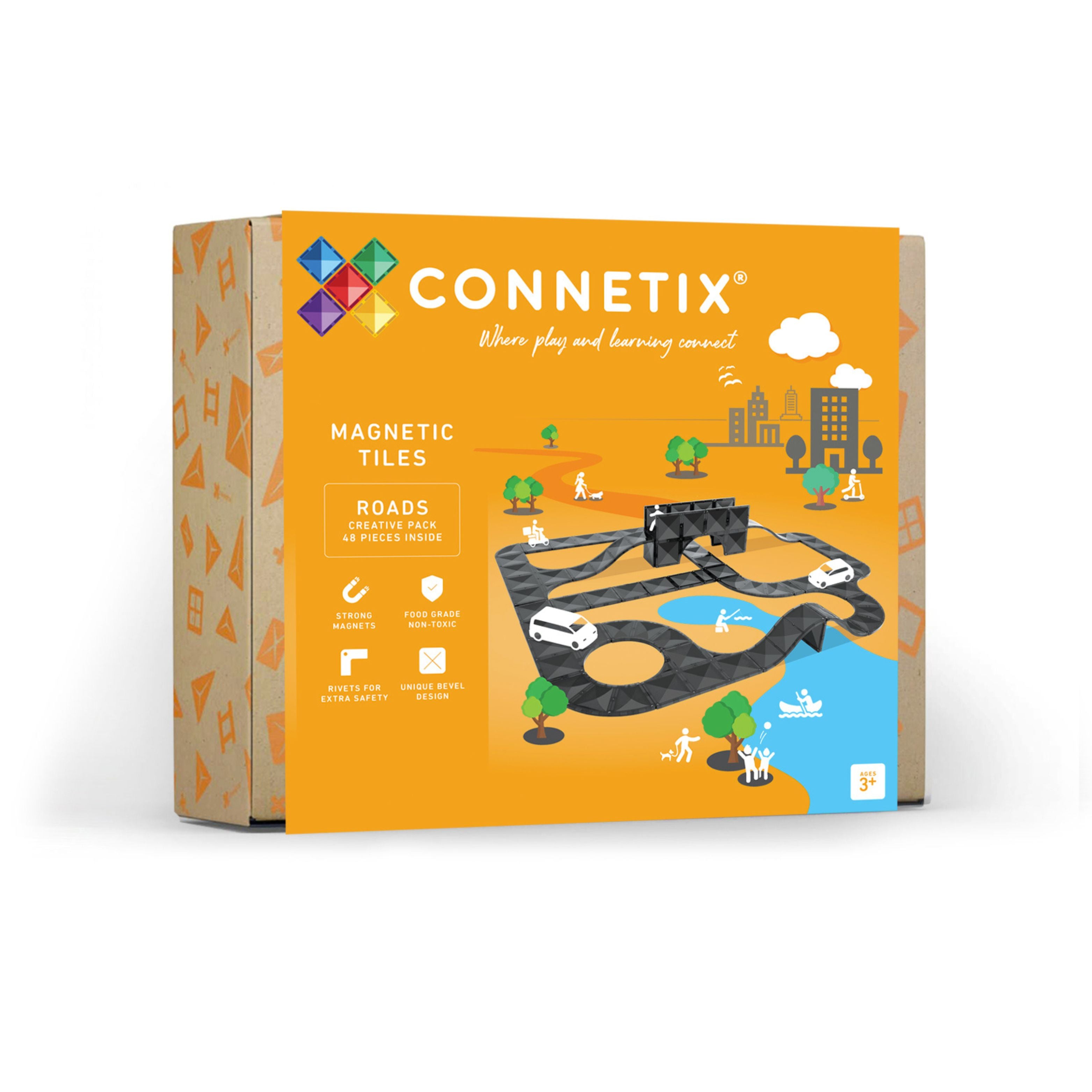 Connetix Tiles Roads Creative Pack 48 Pieces