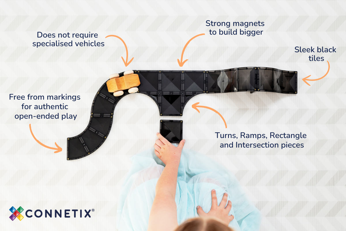 Connetix Tiles Roads Creative Pack 48 Pieces